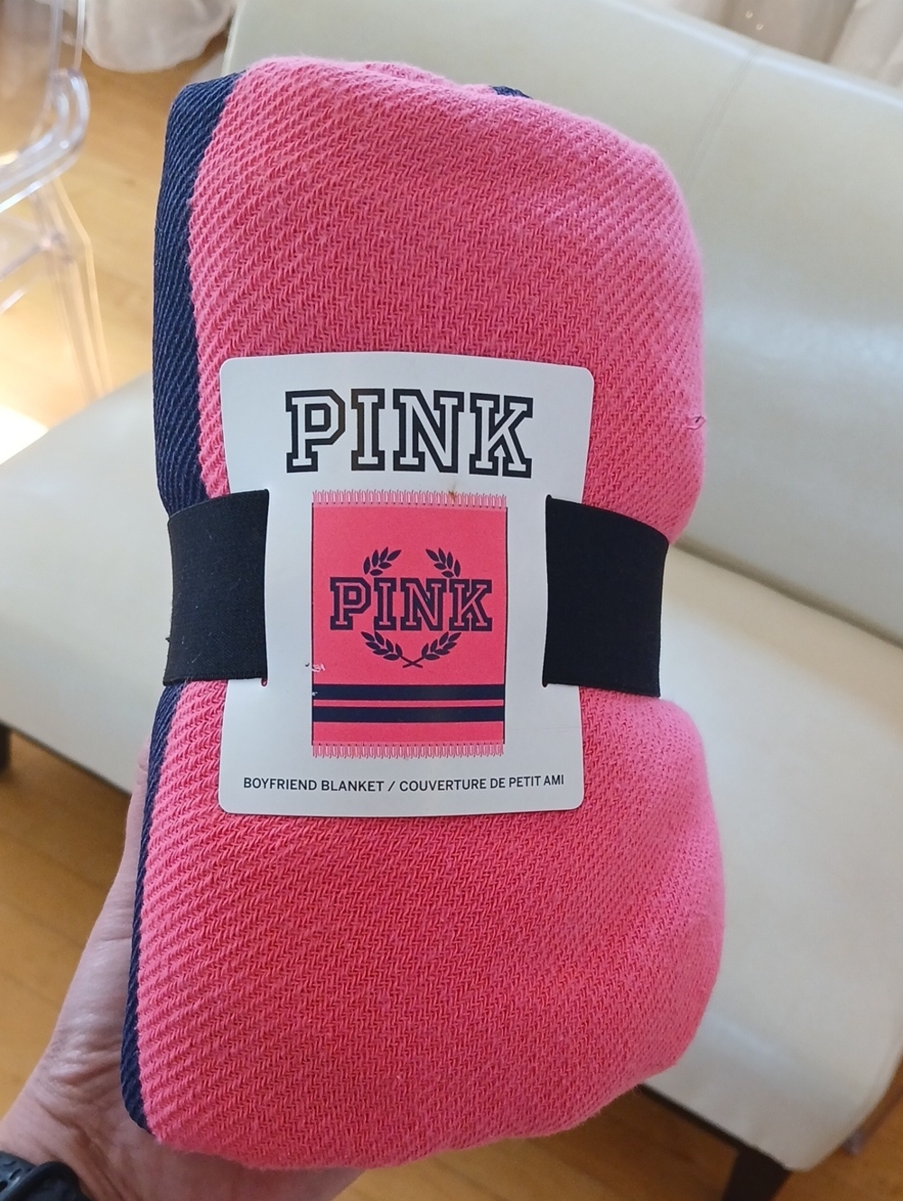 PINK Victoria's Secret Boyfriend Blanket
